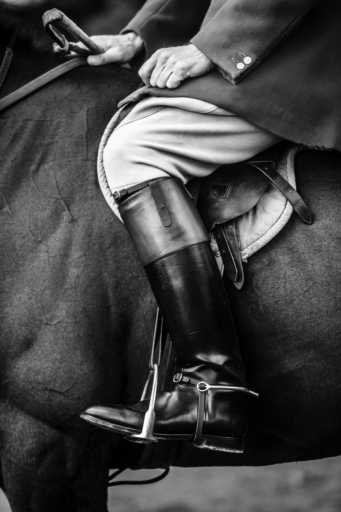 Leg For A Boot Print